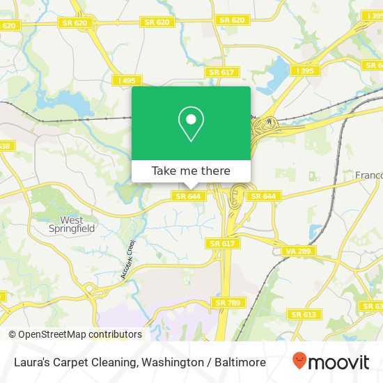 Mapa de Laura's Carpet Cleaning, Commerce St