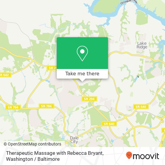 Mapa de Therapeutic Massage with Rebecca Bryant, 13025 Chinn Park Dr