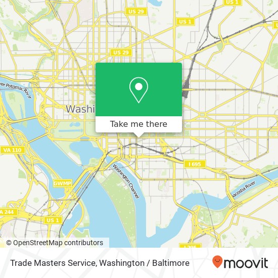 Mapa de Trade Masters Service, 600 Independence Ave SW