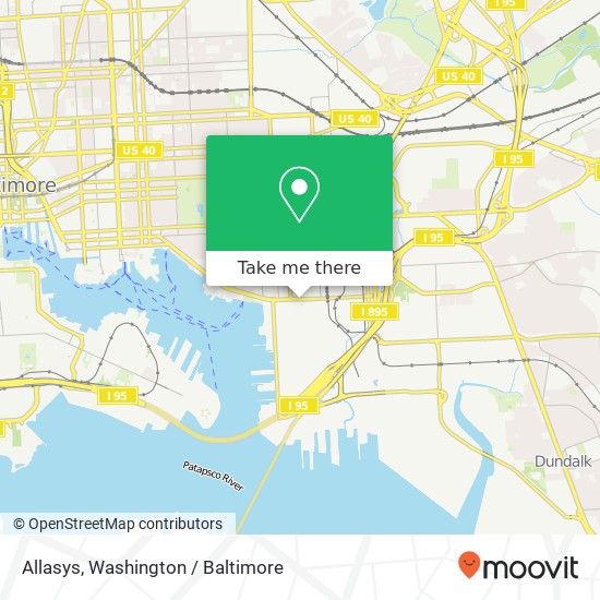 Allasys, 3717 Boston St map
