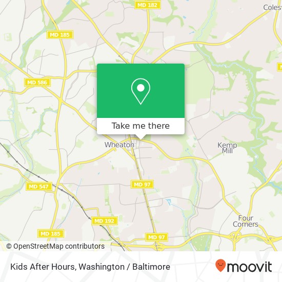 Mapa de Kids After Hours, 2122 University Blvd W