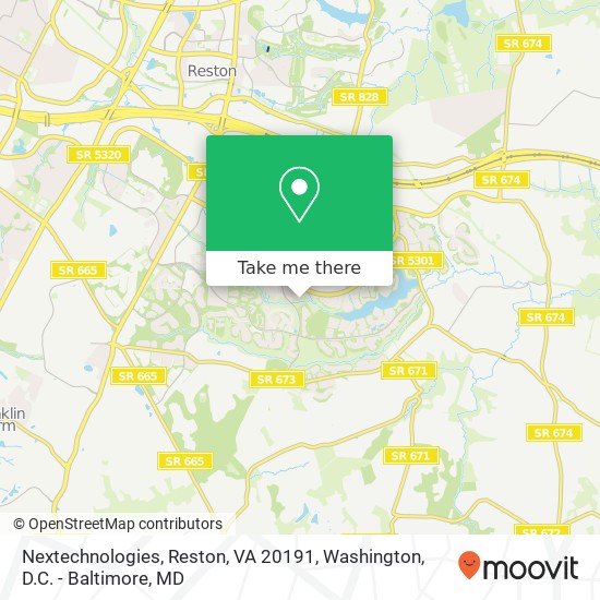 Nextechnologies, Reston, VA 20191 map