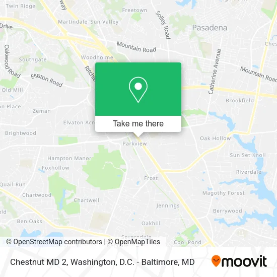 Chestnut MD 2 map
