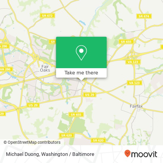 Mapa de Michael Duong, Random Hills Rd