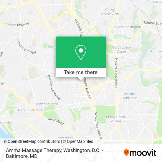 Amma Massage Therapy map