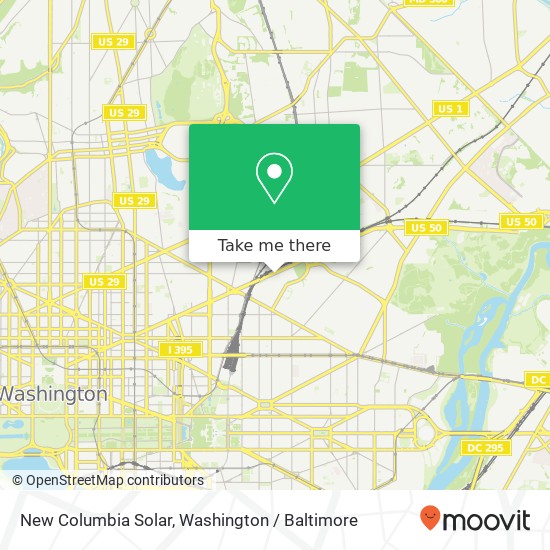 New Columbia Solar, 401 New York Ave NE map