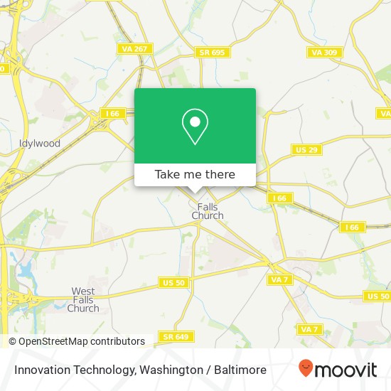 Mapa de Innovation Technology, Park Ave