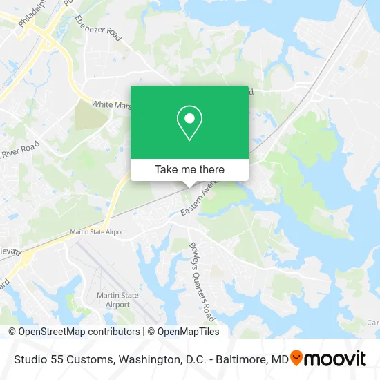 Studio 55 Customs map