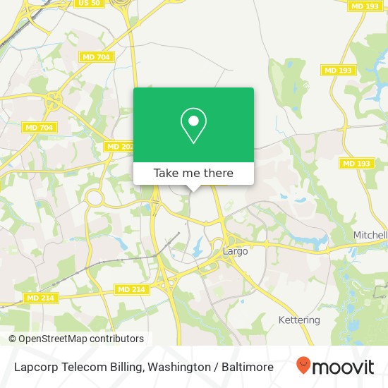 Mapa de Lapcorp Telecom Billing