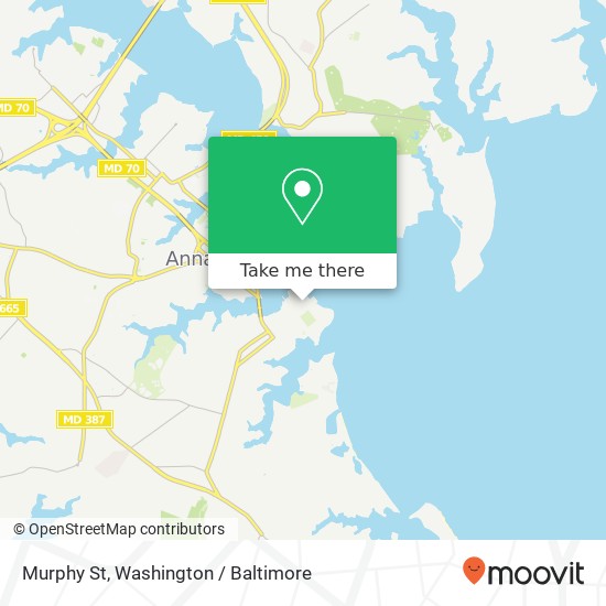 Mapa de Murphy St, Annapolis, MD 21403