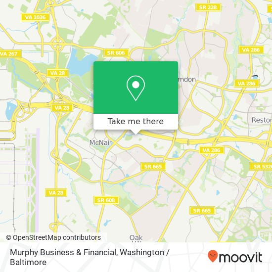 Mapa de Murphy Business & Financial, 2201 Cooperative Way