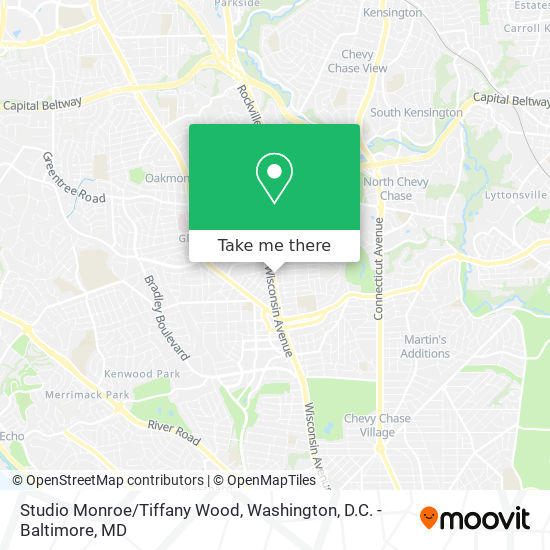 Mapa de Studio Monroe/Tiffany Wood