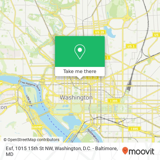 Esf, 1015 15th St NW map