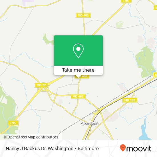 Mapa de Nancy J Backus Dr, 602 Northgate Rd