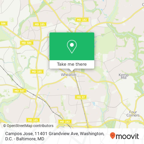 Mapa de Campos Jose, 11401 Grandview Ave