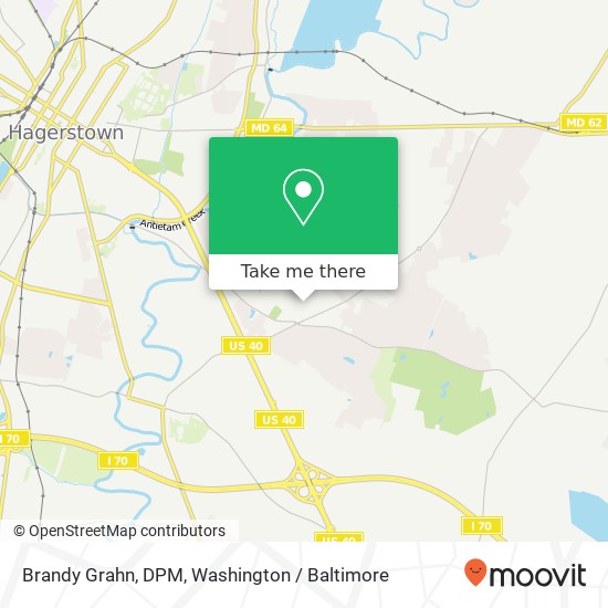 Mapa de Brandy Grahn, DPM, Hagerstown, MD 21742