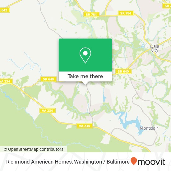 Mapa de Richmond American Homes