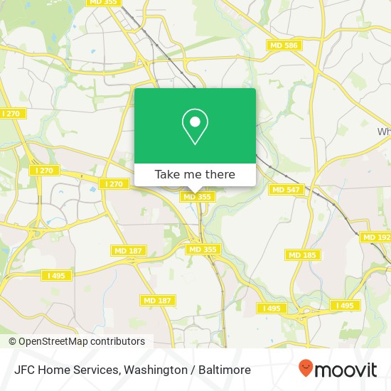 JFC Home Services map