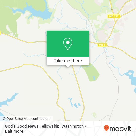 Mapa de God's Good News Fellowship, 20280 Brent Ln