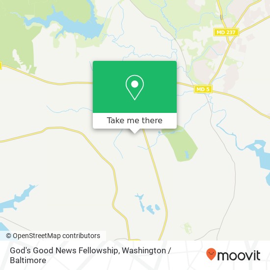 God's Good News Fellowship, 20280 Brent Ln map