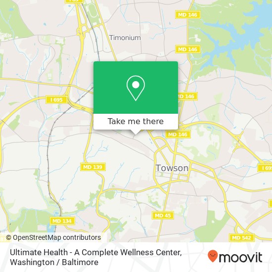 Ultimate Health - A Complete Wellness Center, 113 West Rd map