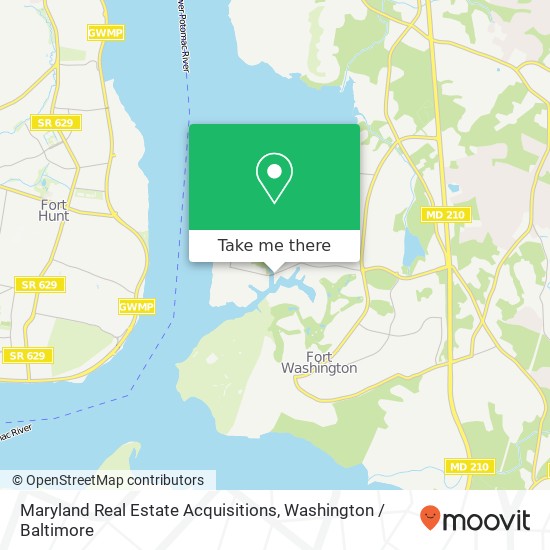 Maryland Real Estate Acquisitions, 938 Swan Creek Rd map