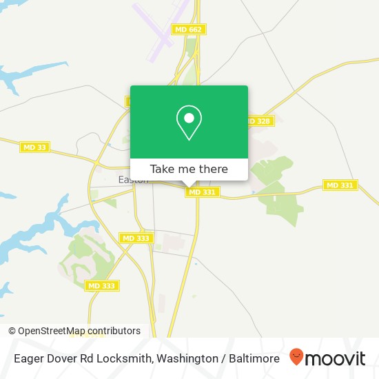 Mapa de Eager Dover Rd Locksmith, 810 Dover Rd