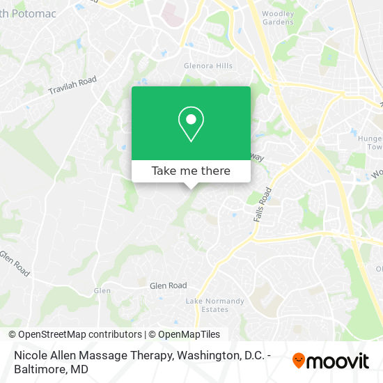 Mapa de Nicole Allen Massage Therapy