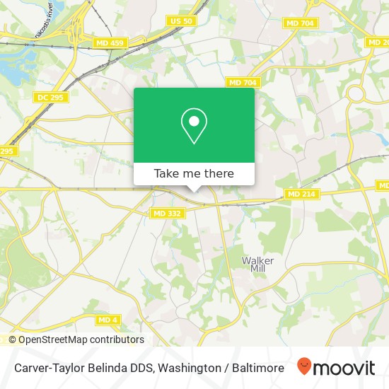 Mapa de Carver-Taylor Belinda DDS, 81 Yost Pl