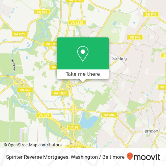 Spiriter Reverse Mortgages, 22636 Glenn Dr map