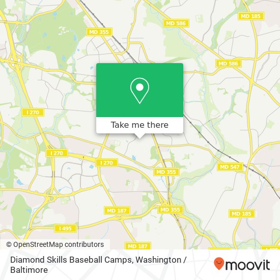 Diamond Skills Baseball Camps, 5509 Golf Ln map