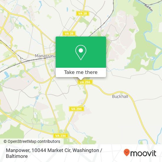 Mapa de Manpower, 10044 Market Cir