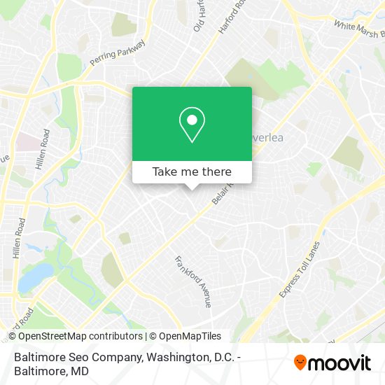 Mapa de Baltimore Seo Company
