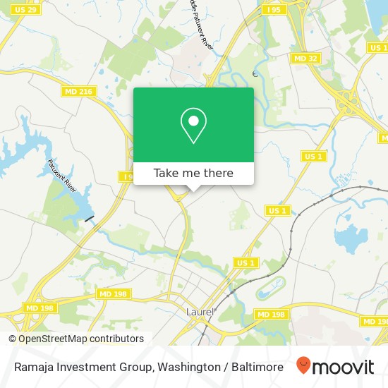 Mapa de Ramaja Investment Group, 9806 Whiskey Run