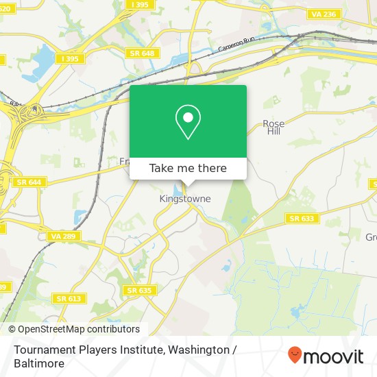 Mapa de Tournament Players Institute, S Van Dorn St