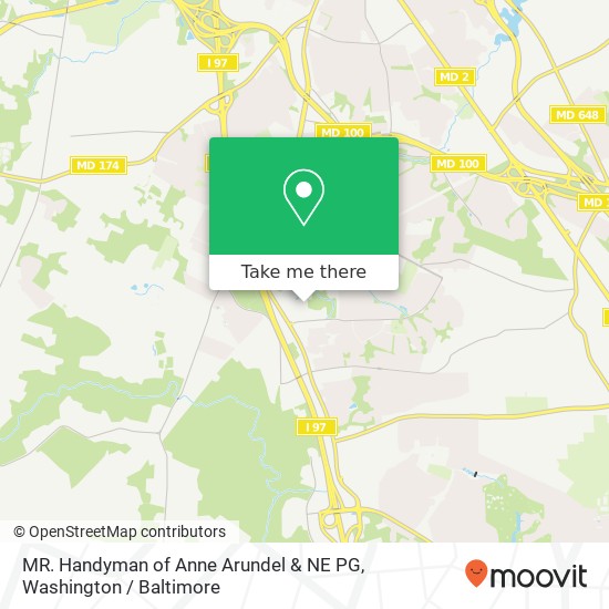 Mapa de MR. Handyman of Anne Arundel & NE PG, 8229 Cloverleaf Dr