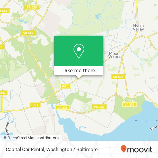 Capital Car Rental, 8627 Engleside Office Park map