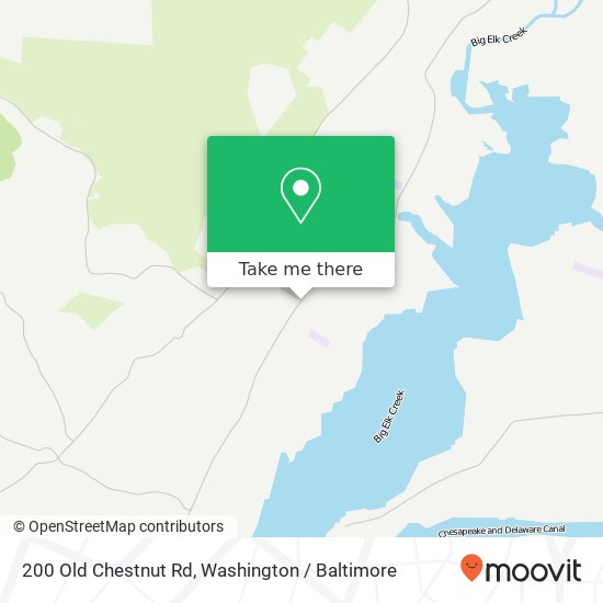 Mapa de 200 Old Chestnut Rd, Elkton, MD 21921