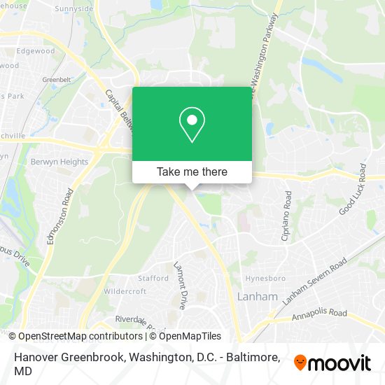 Mapa de Hanover Greenbrook