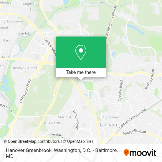 Hanover Greenbrook map