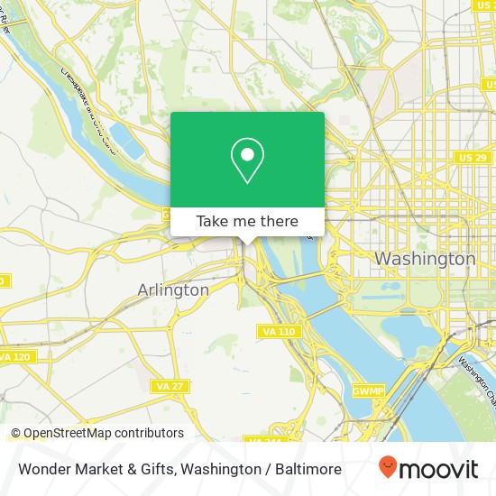 Wonder Market & Gifts, 1800 N Kent St map