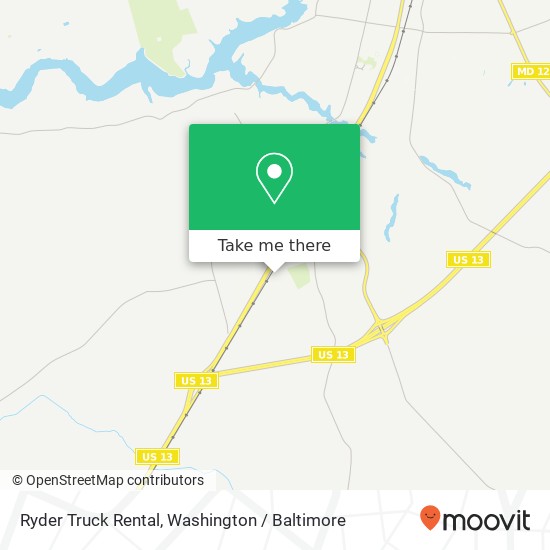 Mapa de Ryder Truck Rental, 404 Irl Ln