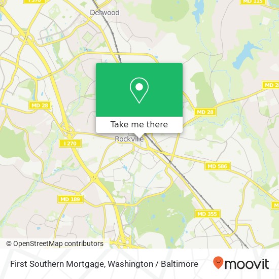 Mapa de First Southern Mortgage, 51 Monroe St