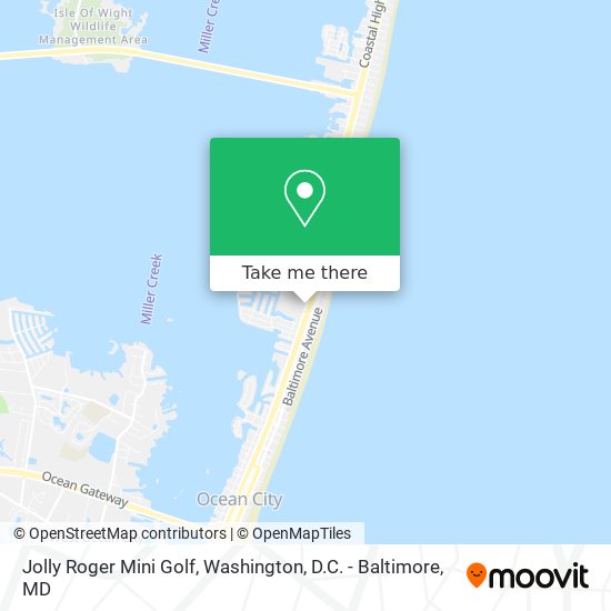 Mapa de Jolly Roger Mini Golf