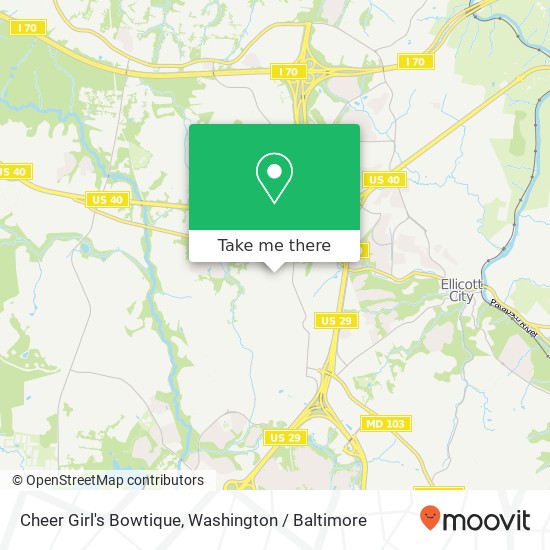 Cheer Girl's Bowtique, MacAlpine Rd map