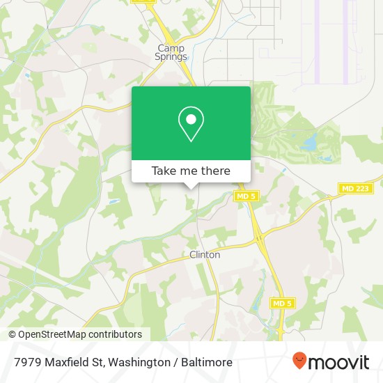 7979 Maxfield St, Clinton, MD 20735 map