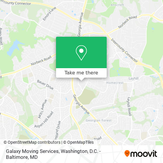 Galaxy Moving Services map