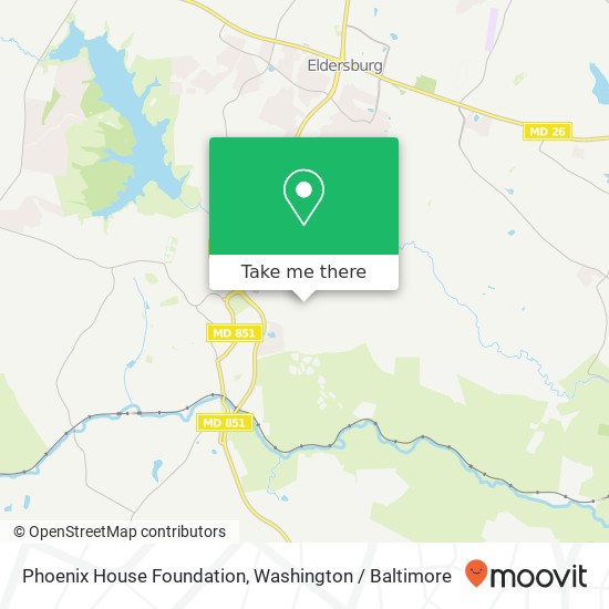 Mapa de Phoenix House Foundation, 7295 Buttercup Rd