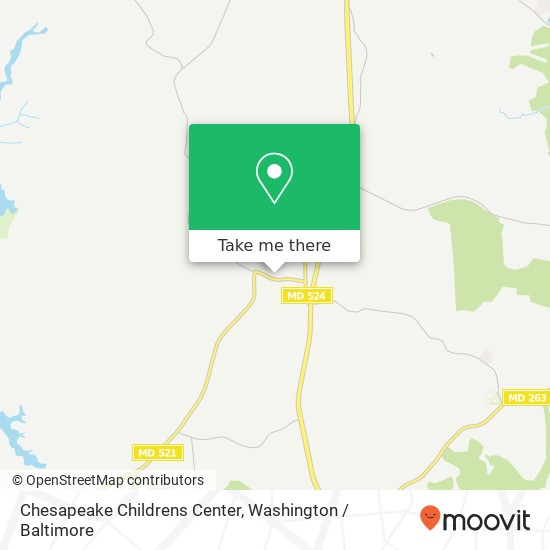 Mapa de Chesapeake Childrens Center, 4190 Hunting Creek Rd