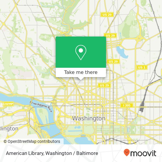 American Library map